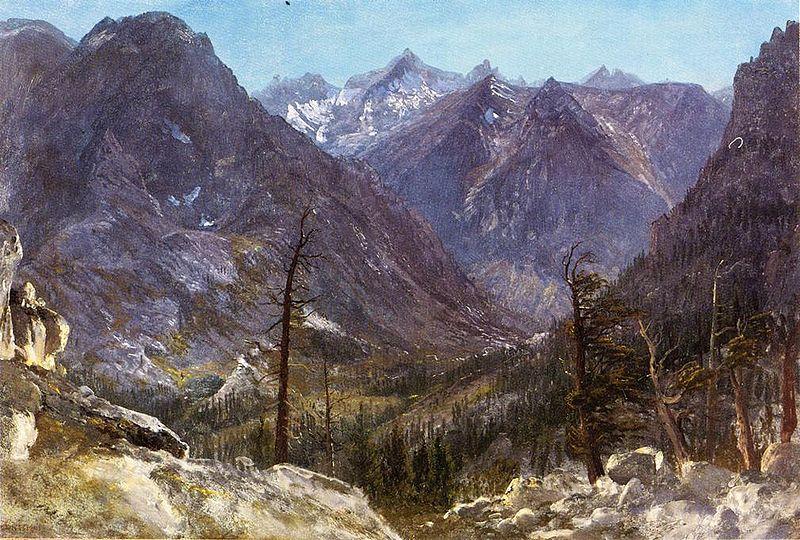 Albert Bierstadt Estes Park, Colorado oil painting image